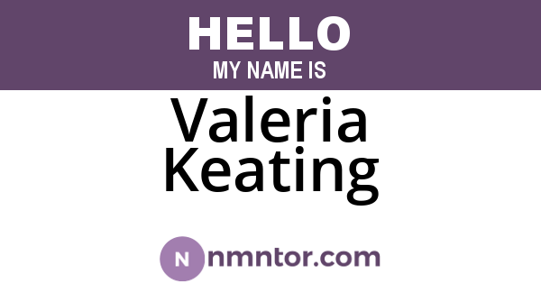 Valeria Keating