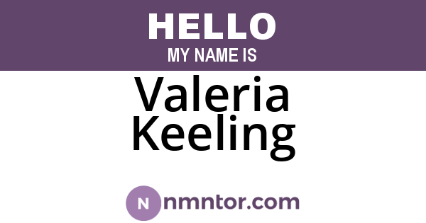 Valeria Keeling
