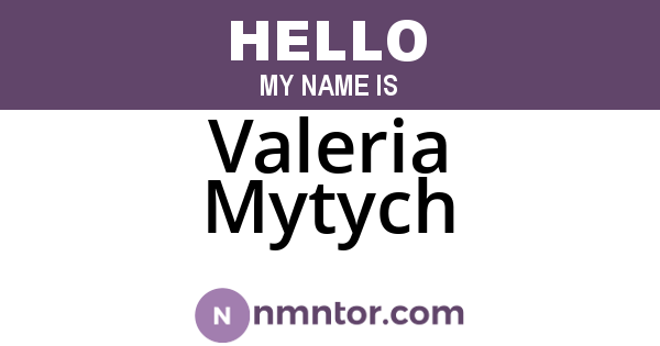 Valeria Mytych