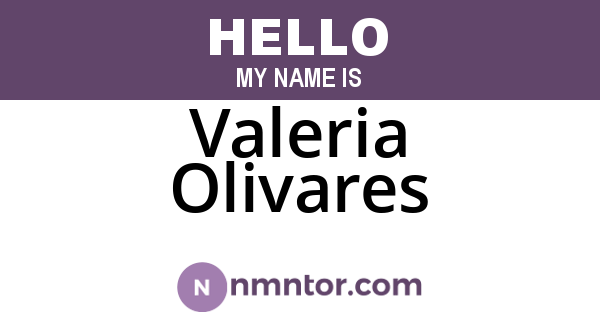 Valeria Olivares