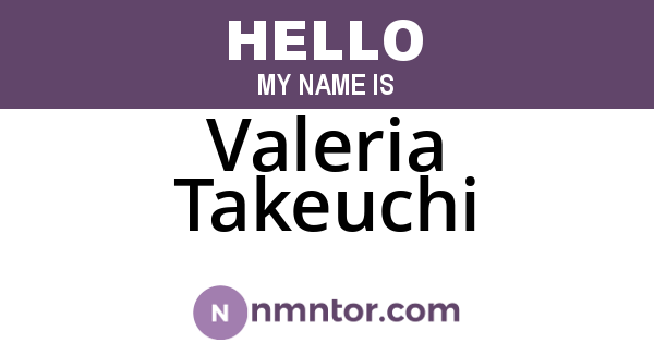 Valeria Takeuchi