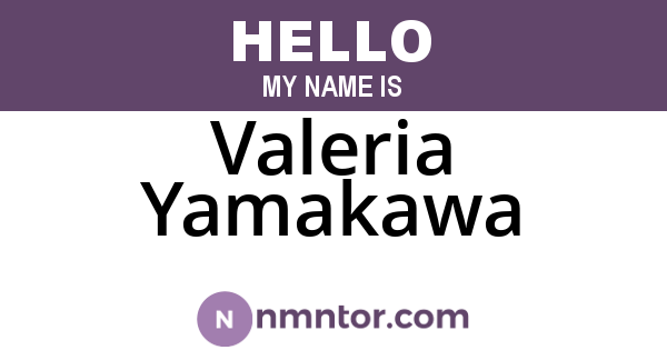 Valeria Yamakawa