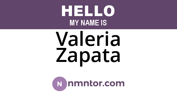 Valeria Zapata