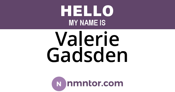 Valerie Gadsden