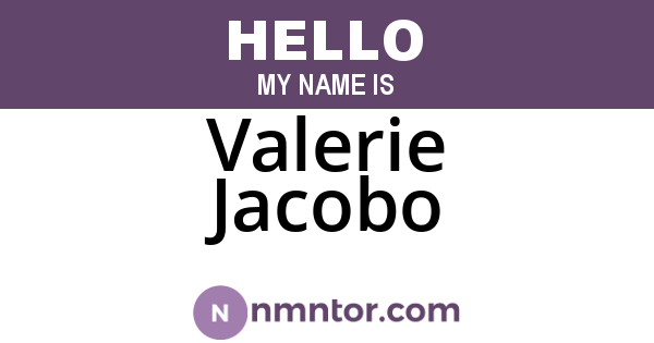 Valerie Jacobo