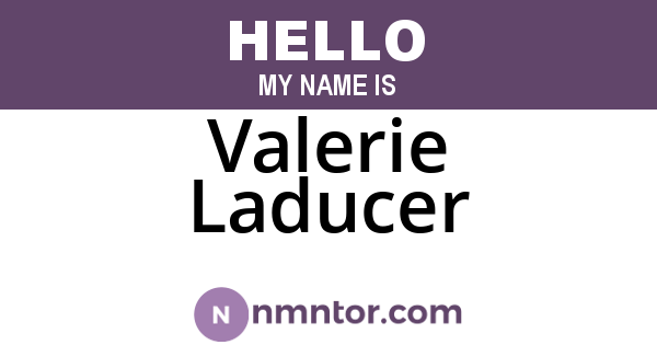 Valerie Laducer