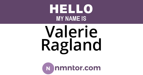 Valerie Ragland