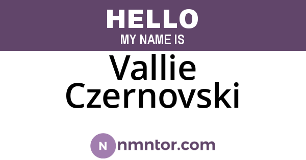 Vallie Czernovski