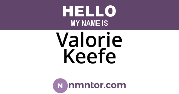 Valorie Keefe