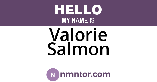 Valorie Salmon
