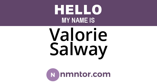 Valorie Salway
