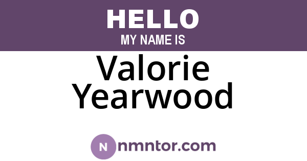 Valorie Yearwood