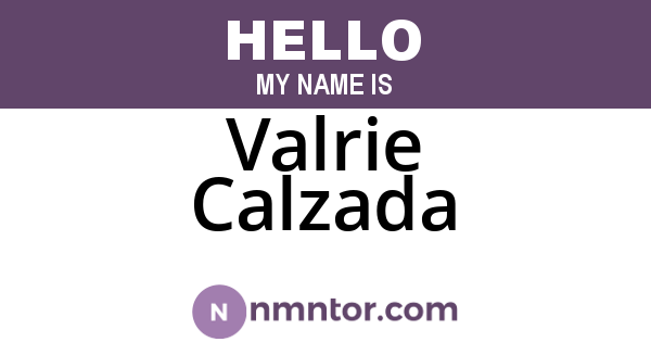 Valrie Calzada