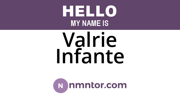 Valrie Infante