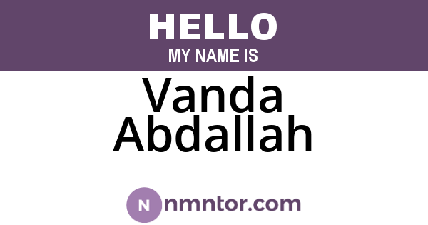 Vanda Abdallah