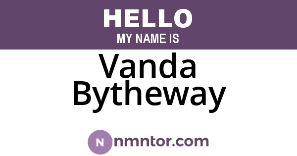 Vanda Bytheway