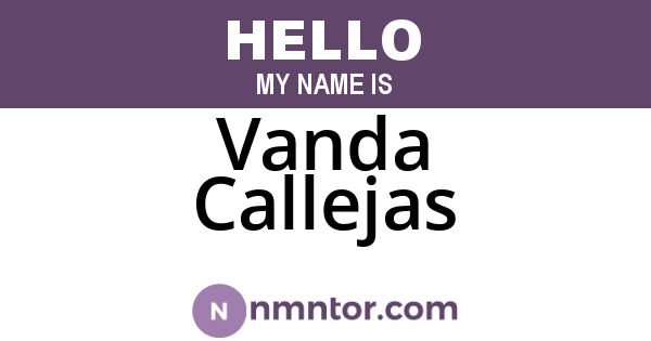 Vanda Callejas