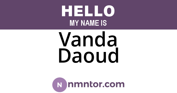 Vanda Daoud