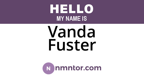 Vanda Fuster