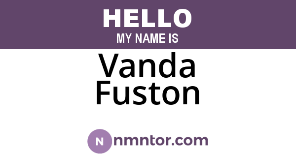Vanda Fuston
