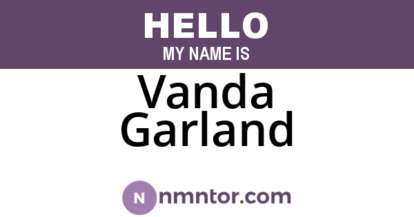 Vanda Garland