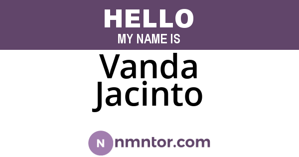 Vanda Jacinto