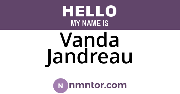 Vanda Jandreau