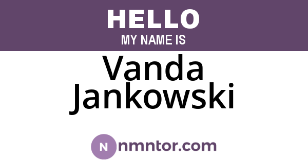 Vanda Jankowski