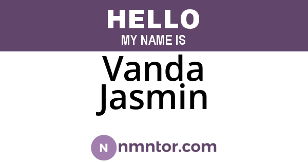Vanda Jasmin