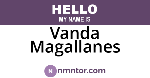 Vanda Magallanes