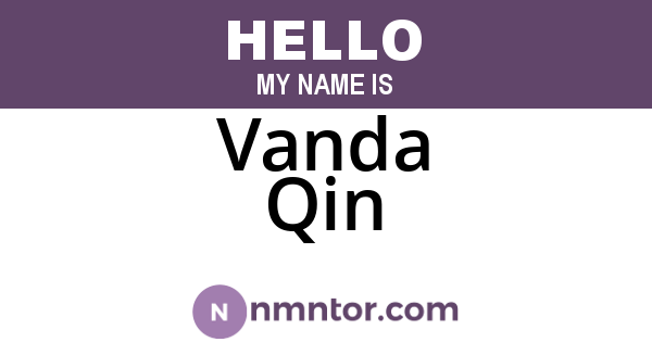 Vanda Qin