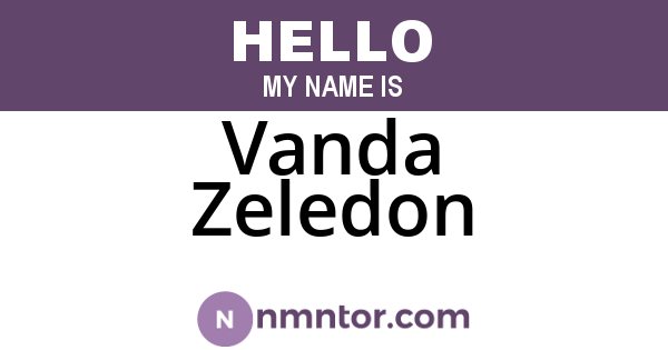 Vanda Zeledon
