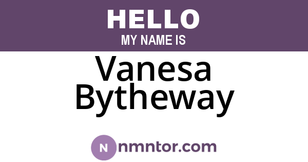 Vanesa Bytheway