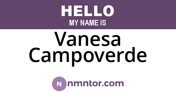 Vanesa Campoverde