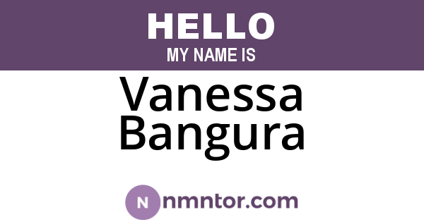 Vanessa Bangura
