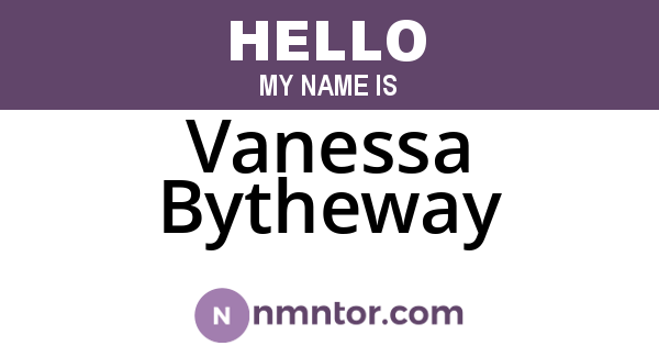 Vanessa Bytheway