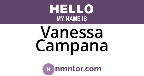 Vanessa Campana