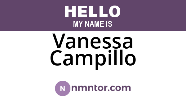 Vanessa Campillo