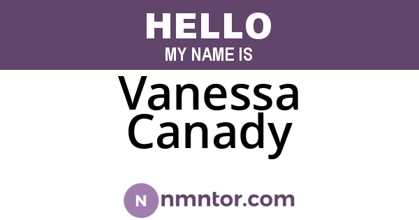 Vanessa Canady