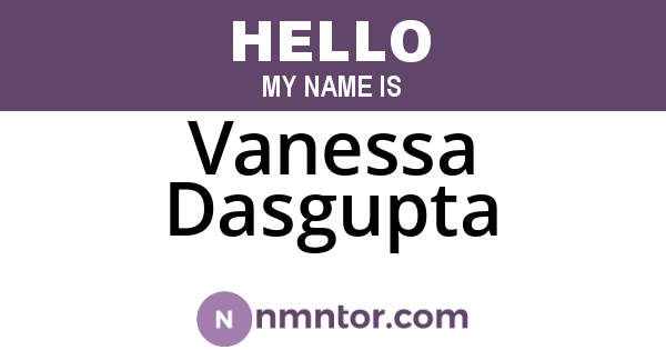 Vanessa Dasgupta