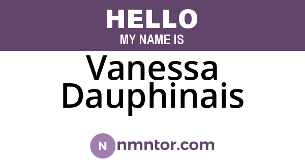 Vanessa Dauphinais