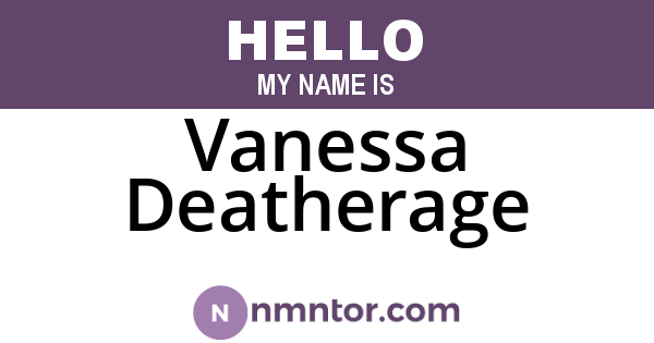 Vanessa Deatherage