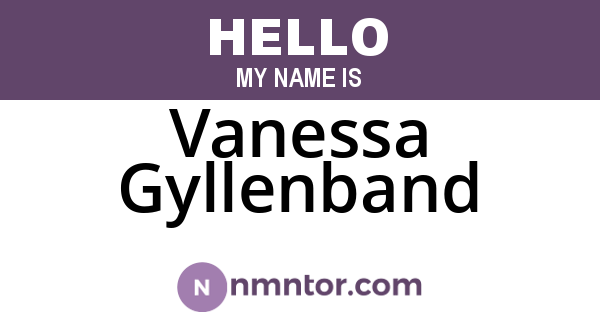 Vanessa Gyllenband