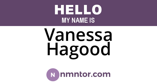 Vanessa Hagood