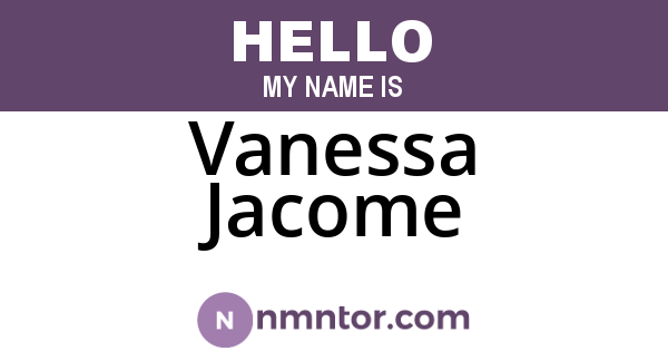 Vanessa Jacome