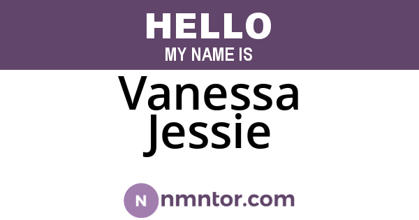 Vanessa Jessie