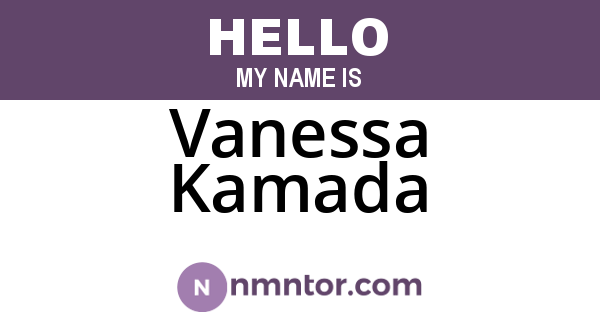 Vanessa Kamada