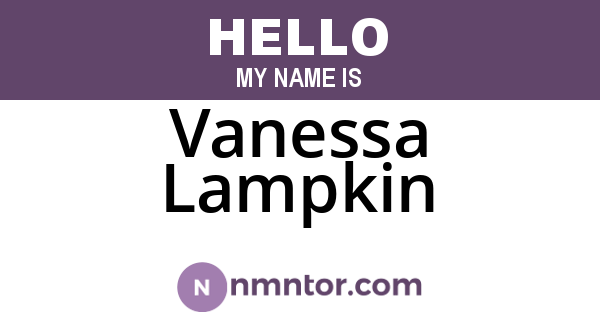 Vanessa Lampkin