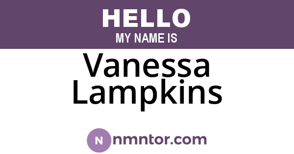Vanessa Lampkins