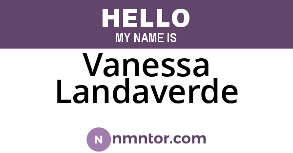 Vanessa Landaverde